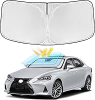 Vista 220 de Parasol de 4 capas para parabrisas, ajuste personalizado, tela 240T, parasol retráctil que bloquea los rayos ultravioletas, accesorios para automóvil