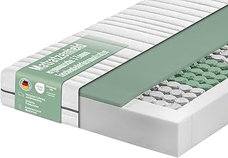Matratzenheld Matratze 90x200 cm Relax Taschenfederkernmatratze Härtegrad H3 | Öko-TEX® | ergonomische 7 Zonen Matratze | Höhe 18 cm | Hypoallergen & Antibakteriell 90 x 200 cm
