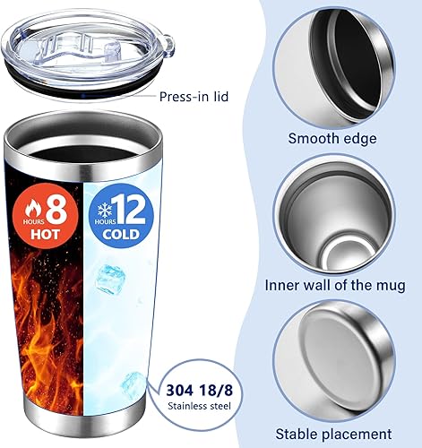 Miniatura 3 de Paquete de 4 vasos de acero inoxidable de 20 onzas con tapa, popote y cepillo, regalo de agradecimiento para entrenador, voleibol, baloncesto,