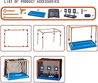 Vista 4 de Objetivo de disparo electrónico, reinicio automático, objetivo de puntuación digital para pistola de juguete, juguetes de regalo para niños, niñas
