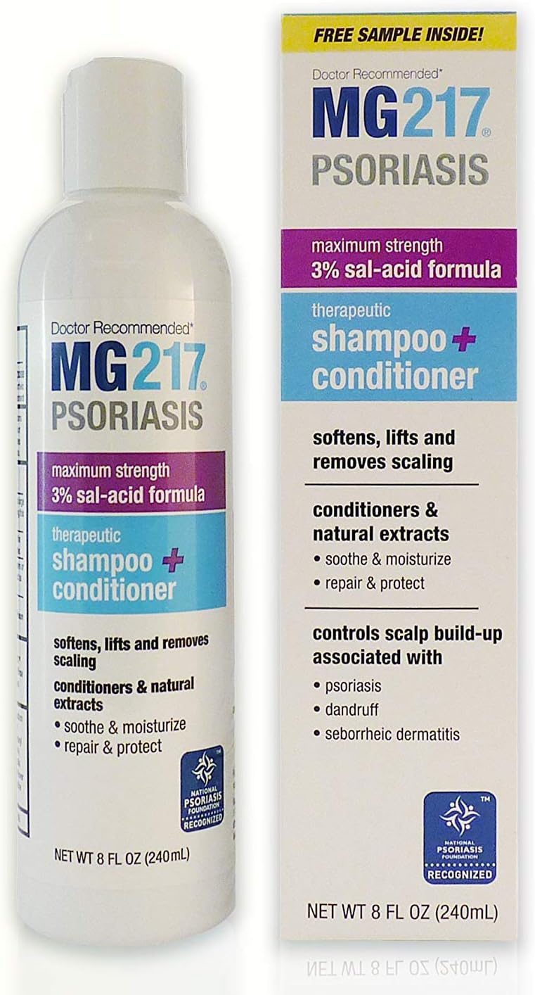 MG217 Therapeutic 3% Salicylic Acid Shampoo and Conditioner, 8 Ounce