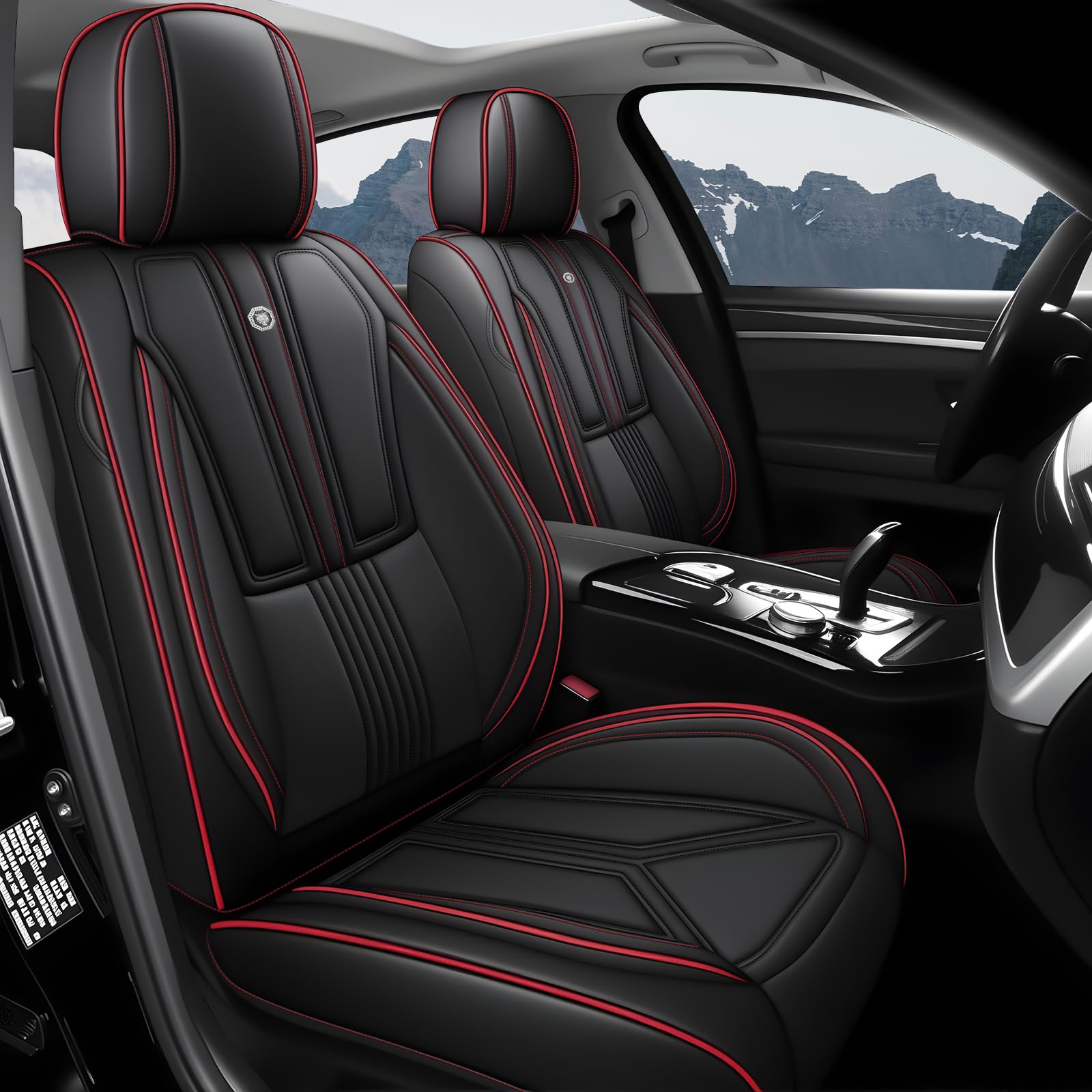 BYXN Car Seat Cover for Mercedes-Benz Sprinter 2500 2018-2025,Driver's Seat Covers,Nappa Leather Seat Cover,Non-Slip Leather Seat Covers(Standard 2