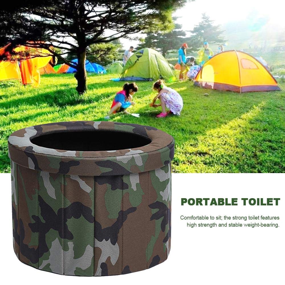 Toilettes d'urgence portables pliables pour voiture, convient pour les urgences en plein air, le camping et le sommeil, les voyages en voiture