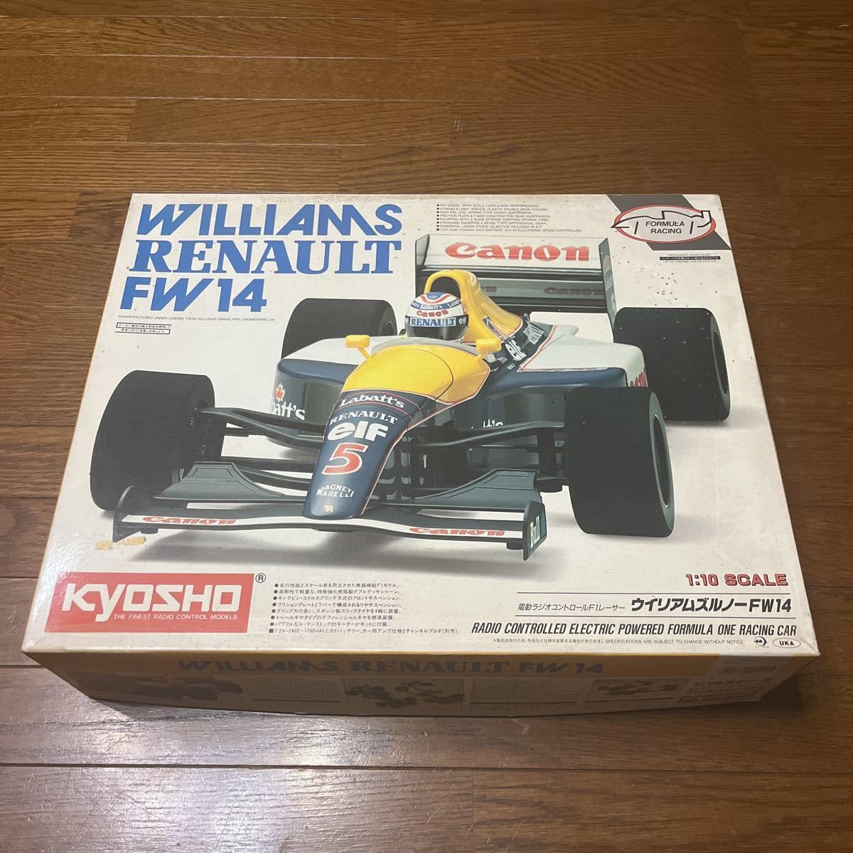 Amazon.co.jp: 110 RC ウィリアムズ ルノー FW14 京商 フォーミュラF1  