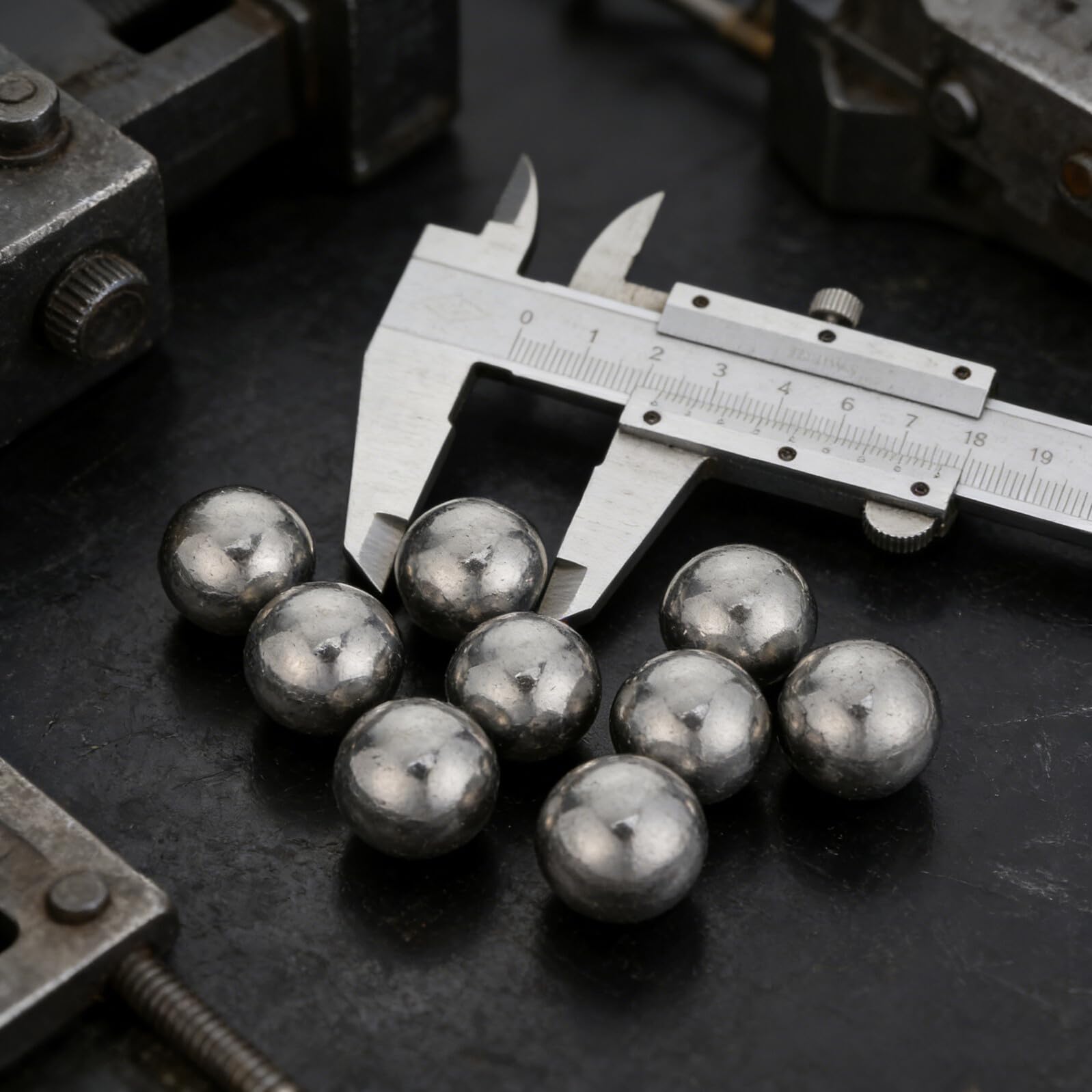 VOSAREA 14 Pièces Bille en Acier Carbone Ronde Solide Haute Précision et Fonctionnement Fluide pour Applications Industrielles et Projets de Bricolage