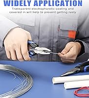 Vista 6 de Alicates Linesman de 6 pulgadas con construcción de acero cromo níquel de alta resistencia