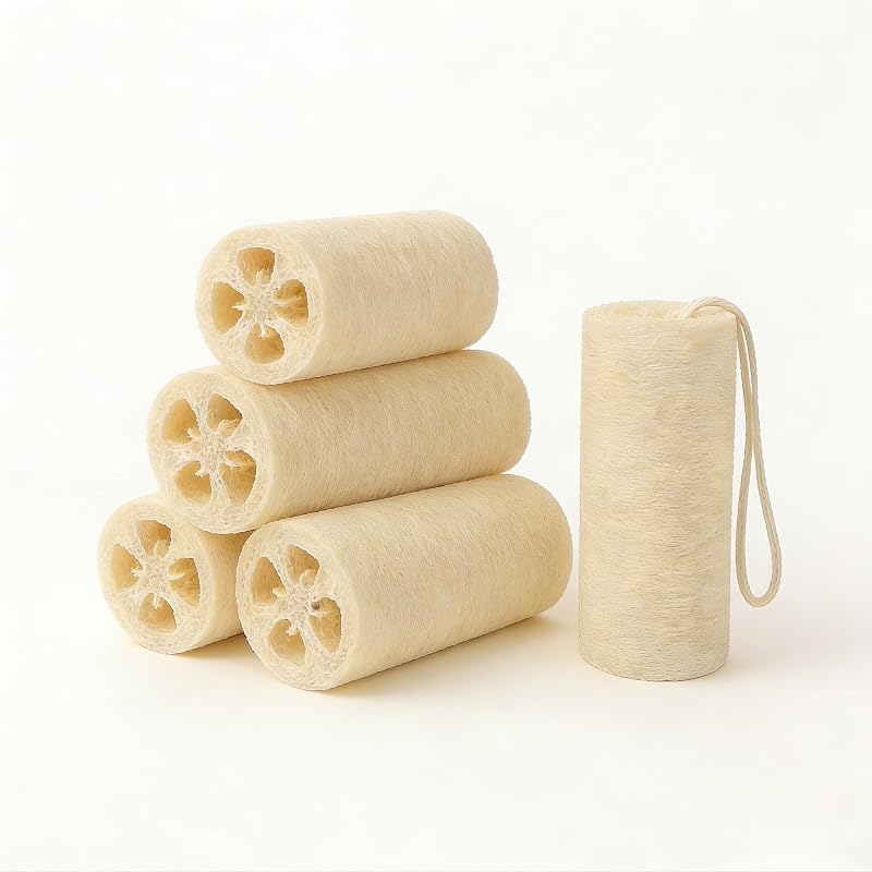 Bucha corporal de bucha vegetal TFSWUFI, pacote com 5