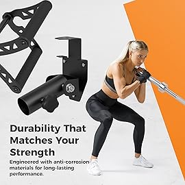 EVERSTRONG V Bar Grip with Wall, Floor, or Rack Mount Landmine Attachment for Barbell - T Bar Row Handle - Viking Press Landmine Attachment - Barbell Row Handles - Power Cage Accessories