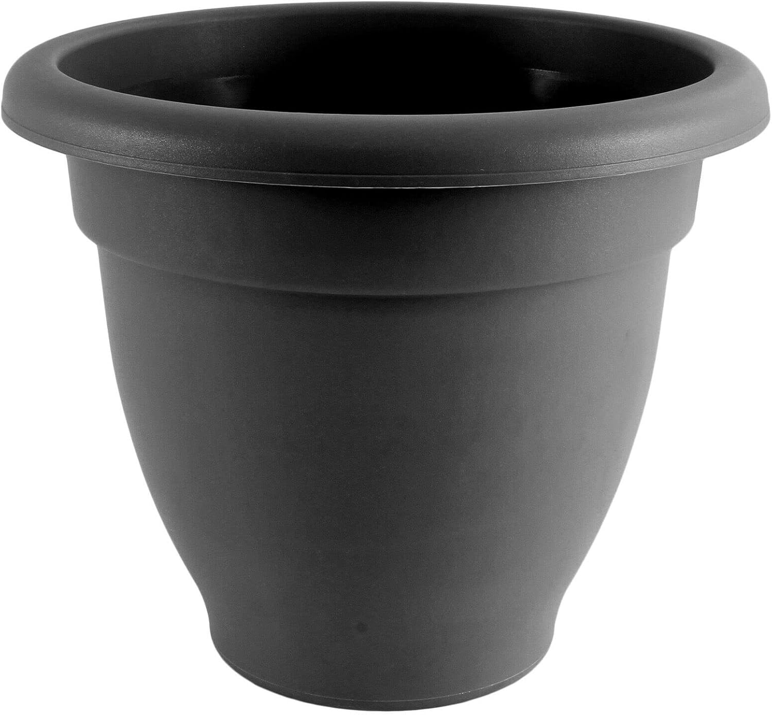 Muddy Hands Large Black Plastic Plant Pot Indoor Home Outdoor Garden