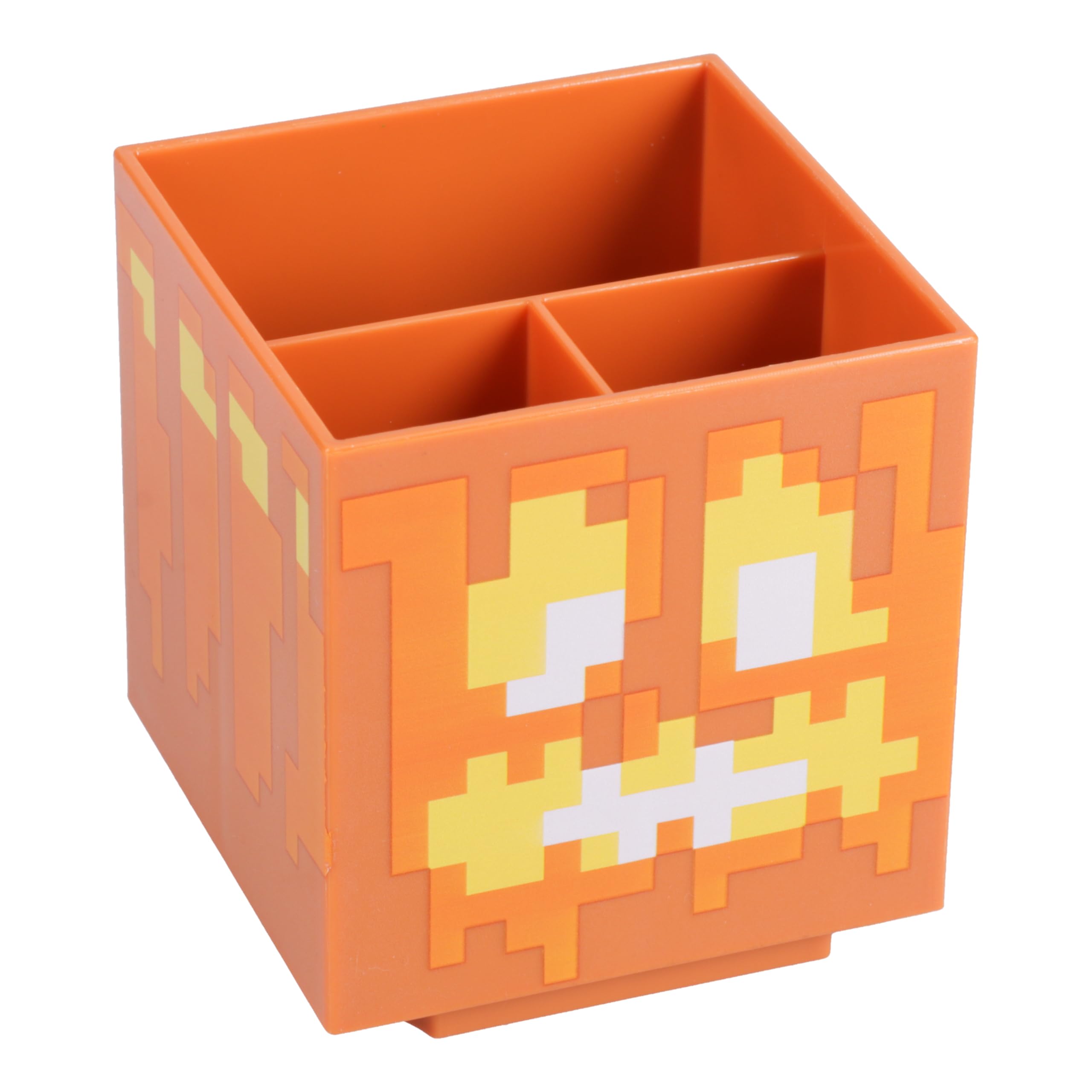 Paladone Minecraft organizer na biurko – oficjalnie licencjonowany, 4 modułowe bloki, regulowany uchwyt na długopisy, dekoracja Minecraft dla graczy, akcesoria na biurko do szkoły lub biura