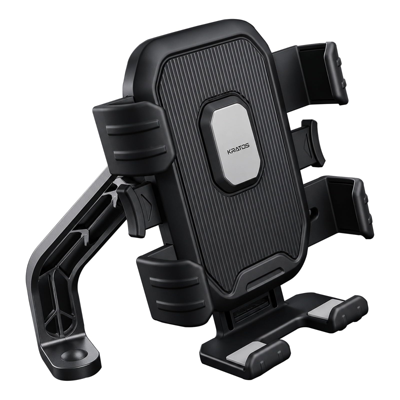 Kratos Mobile Holder for Bike & Scooty | Mirror Mount Bike Mobile Holder with Four-Jaw Grip & One-Click Lock | Waterproof Bike Phone Holder Mobiles | Scooter Mobile Stand Holder-picture-26