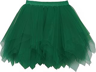 Enaguas Suaves para Mujer Faldas Cortas Enaguas de Baile con Varias Capas y Volantes Petticoat de Ballet S-3XL