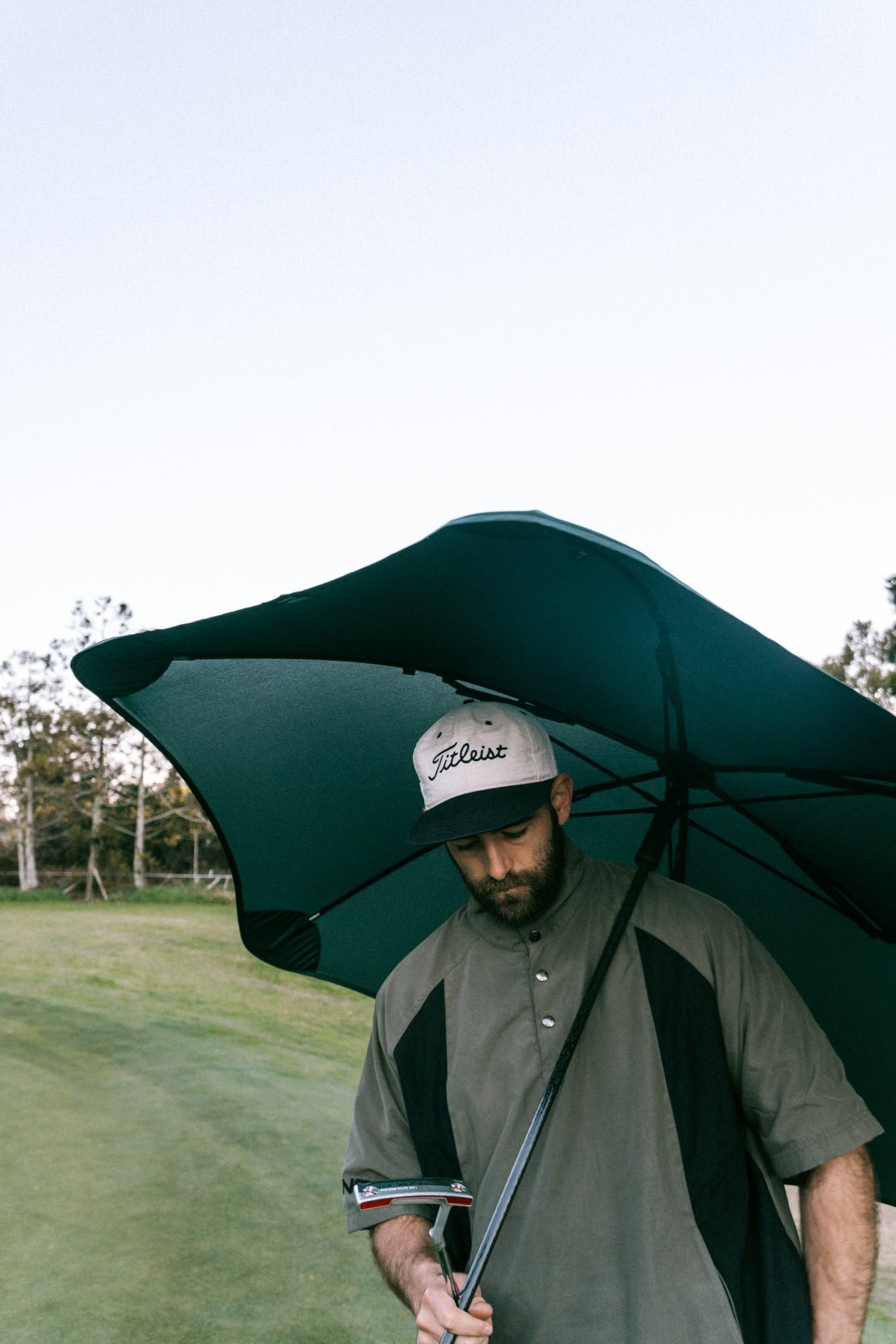 BLUNT Paraguas deportivo – Paraguas de golf resistente al viento de 58 pulgadas, paraguas deportivo grande para viento y lluvia, diseño duradero para eventos deportivos, resistente, protección UV