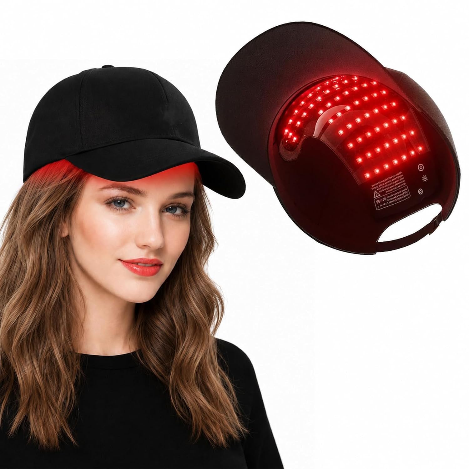 Red Light Hair Growth Cap for Men and Women, 630nm Red Light Therapy for Hair Growth, Rechargeable & Adjustable for All Hair Type,At-Home Scalp Care-image-39
