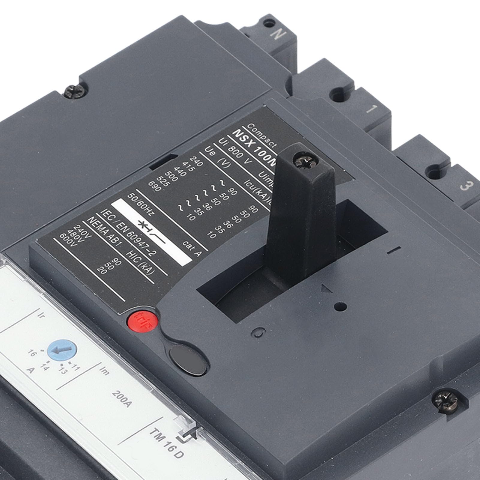Kadimendium Wyłącznik Automatyczny 4P Kompaktowy i Wysokowydajny Wyłącznik Różnicowoprądowy 100 A do zastosowań Elektrycznych 220 V 380 V