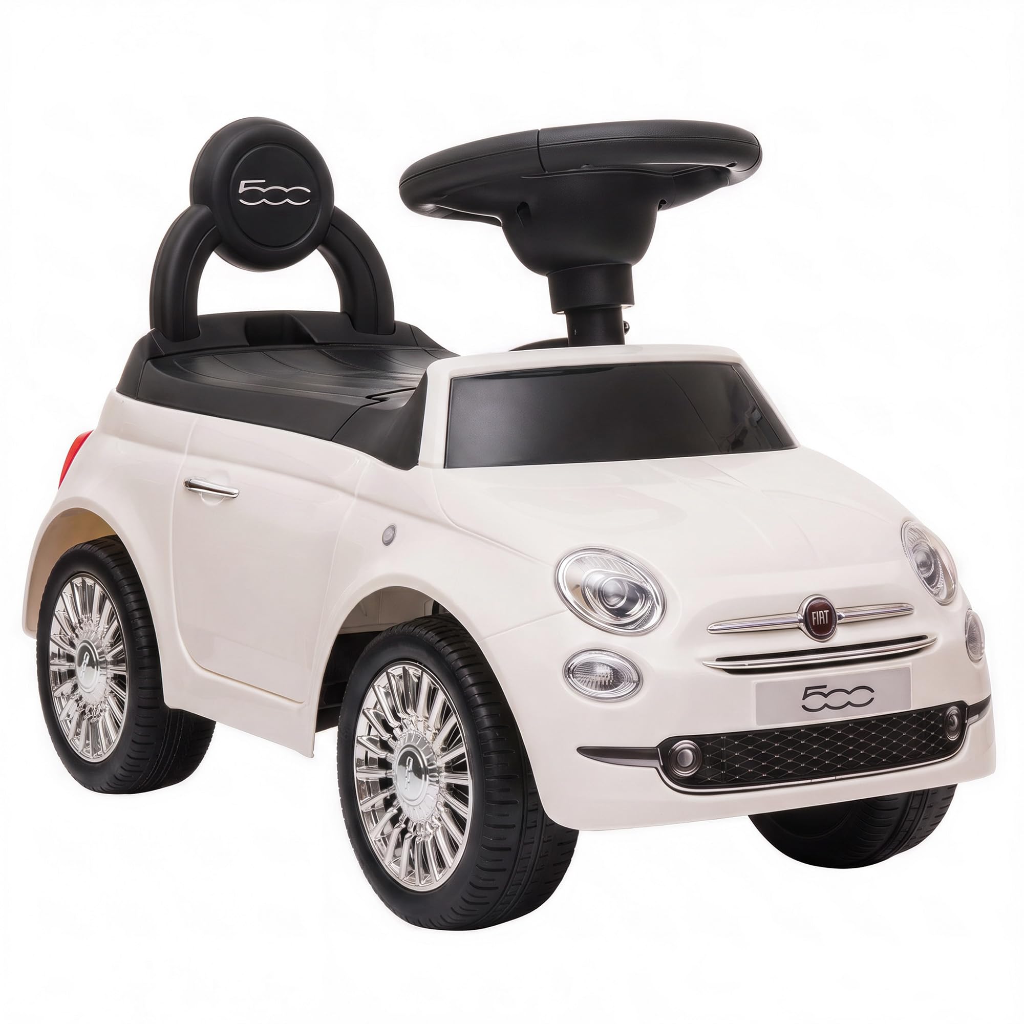AIYAPLAY Tretauto für Kinder 12-36 Monate 61x28x38,3 cm Weiß