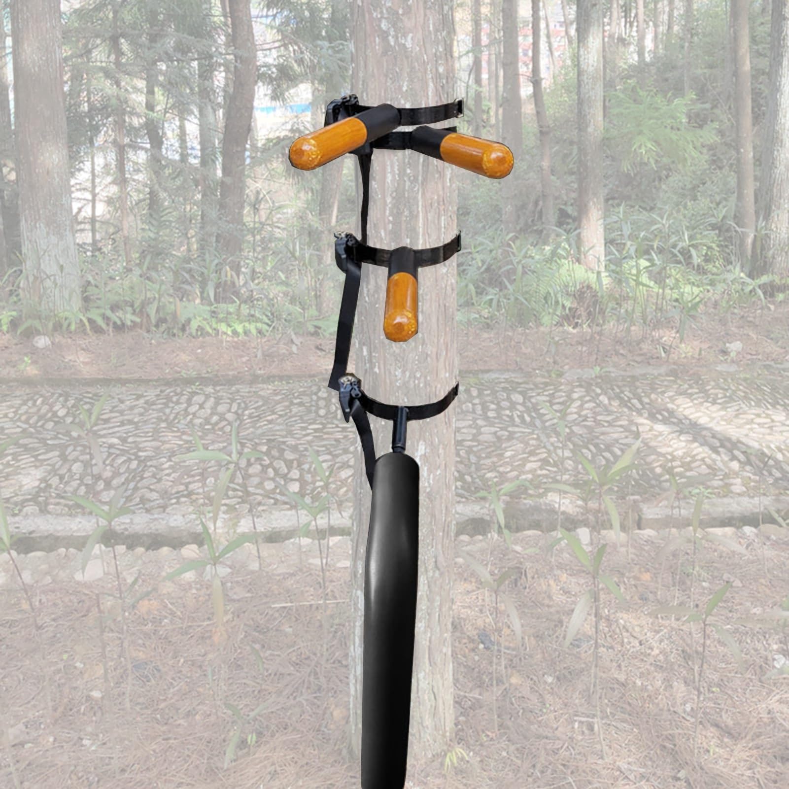 Blazea Wing Chun Dummy Portable Wooden Man Pile, 4 Piece Set Training Dummy for Martial Arts, Spring Hand and Leg Kung Fu Training Gear, Wing Chun Exercise Tools