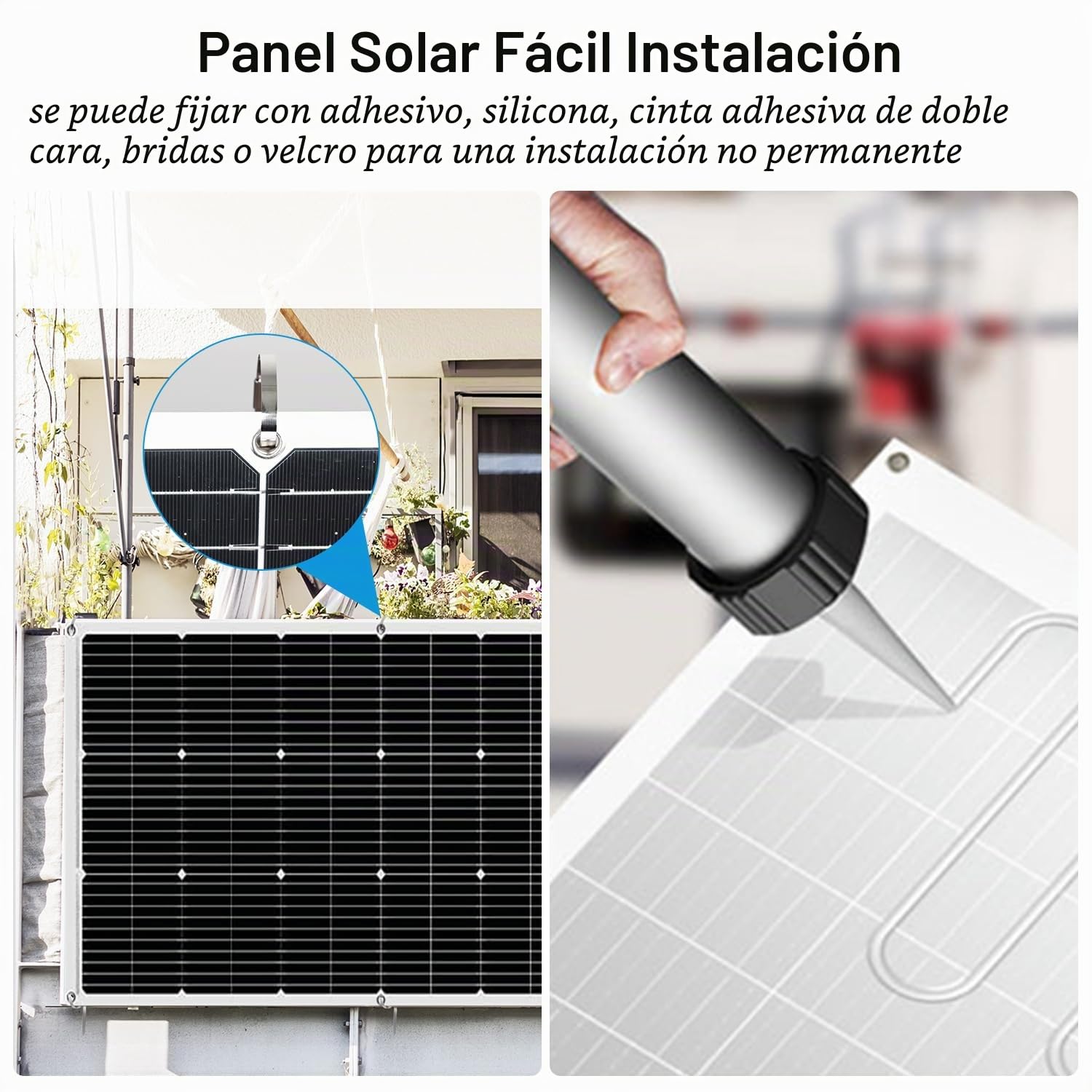 【120W Panel Solar 12V Flexible Kit】DERUXI Placa Solar 12V 120Watt Flexible+Regulador de Carga 30A+4PCS Cable Solares+6Pcs Bridas Metalicas, 120W Panel Solar para Balcón RV Barcos Caravana Baterías