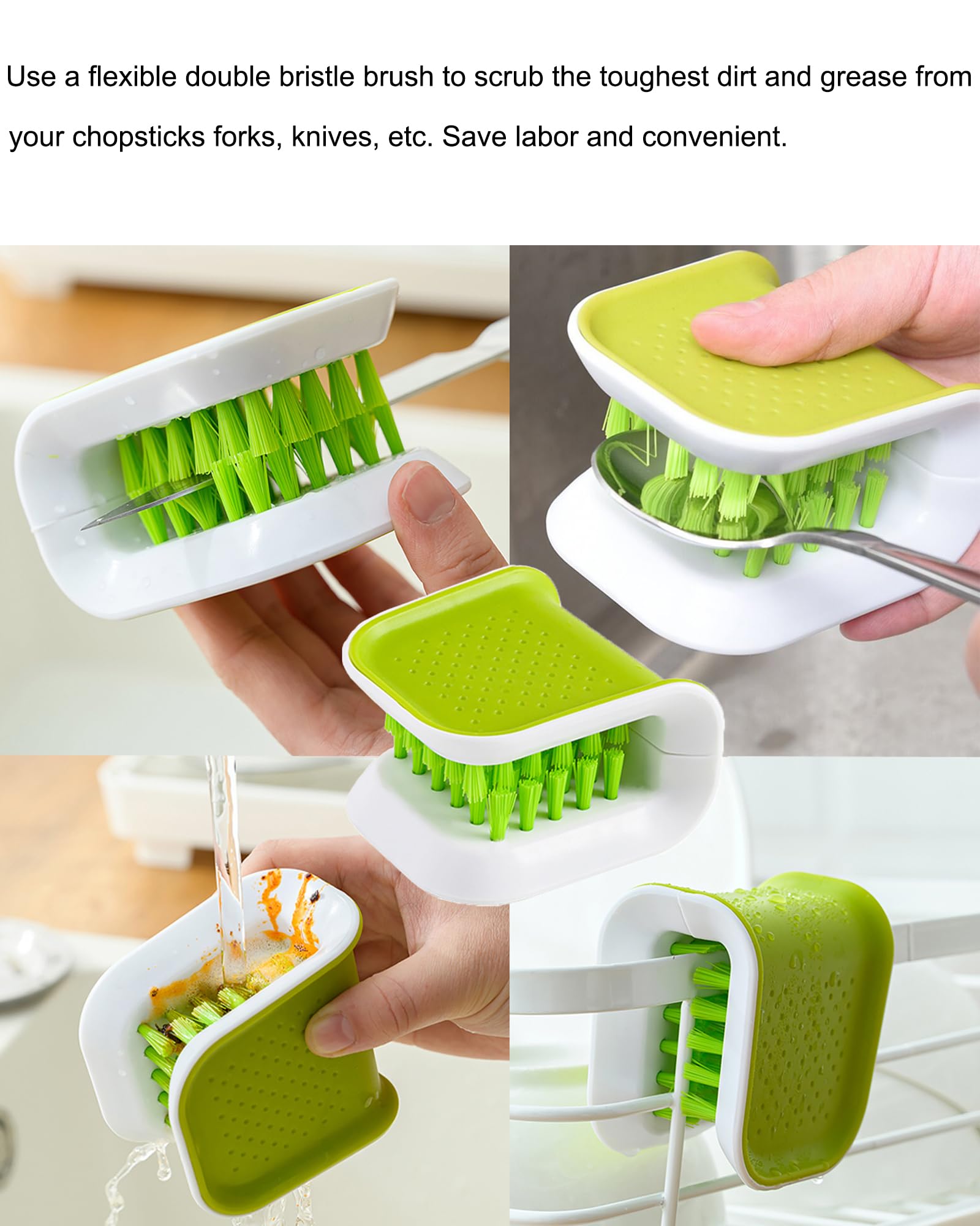 Knife Cleaning Brush - Safe & Effective -5