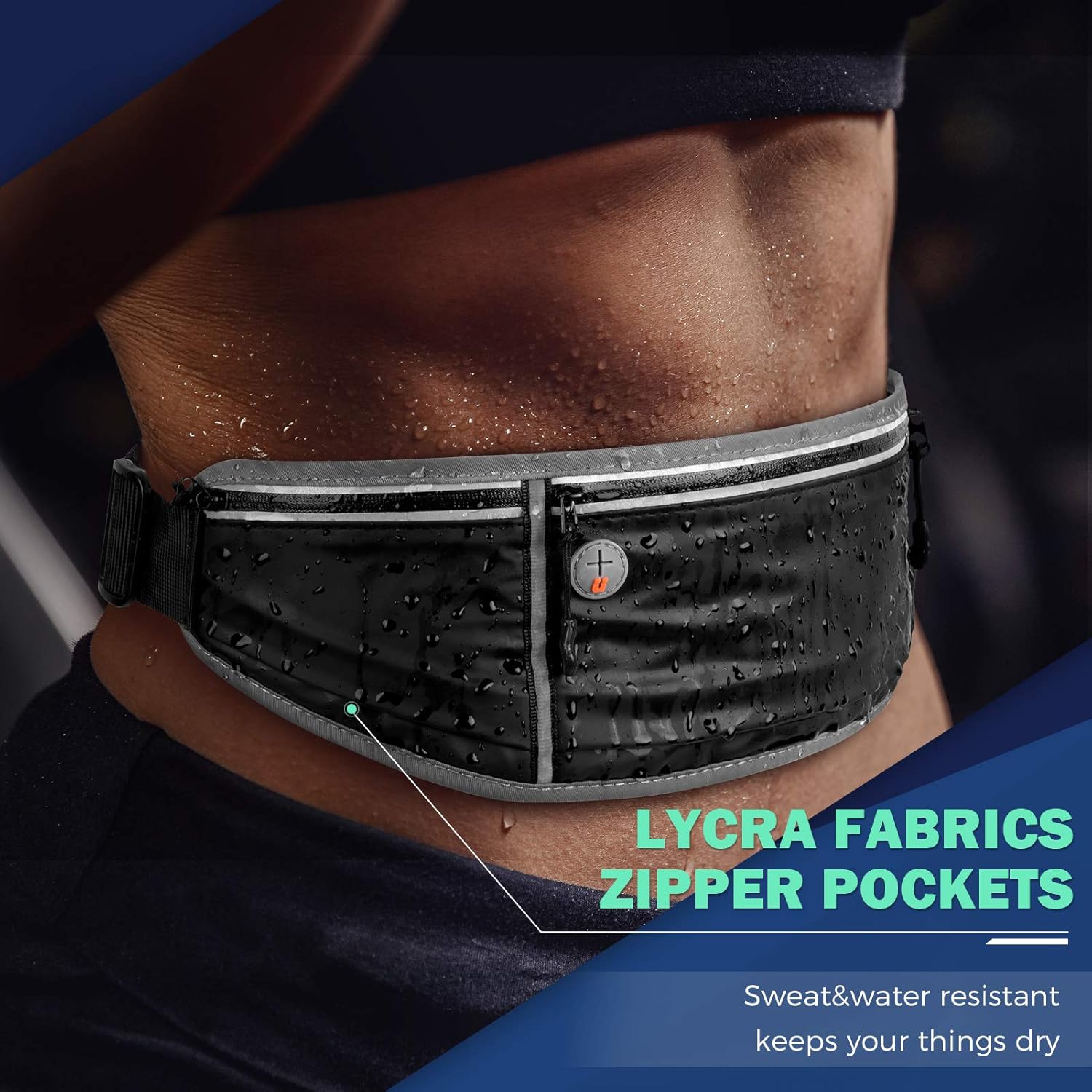 Running Belt, Workout Belt for Phone Money Key Passport Bank Card, Adjustable Women and Men Travel Waist Pack Fit 24''-41'', Buddy Pouch for Runners : Sports & Outdoors