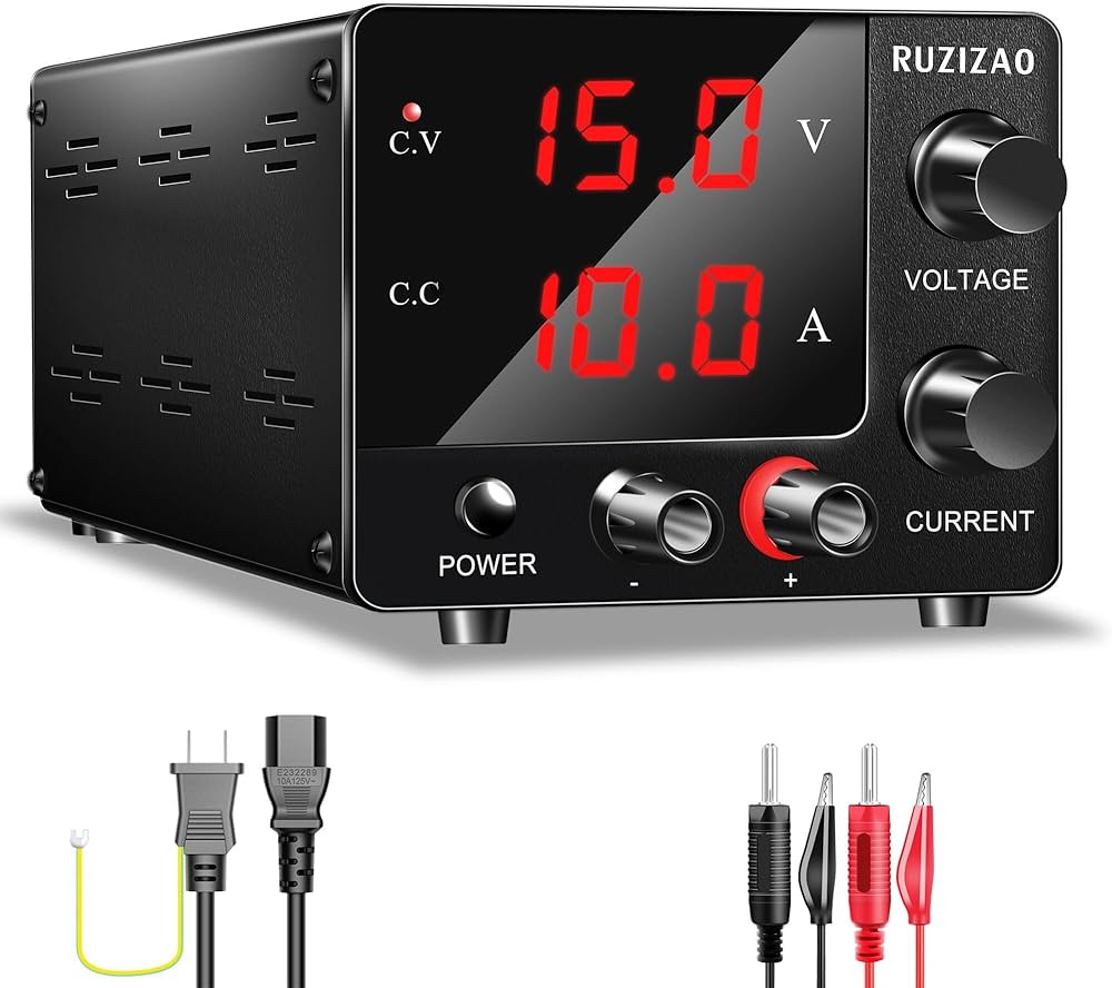 Amazon | RUZIZAO 超小型 安定化電源0~30V 0~10A 150W 定電力 3桁電圧 Amazon | RUZIZAO 超小型 安定化電源0~30V 0~10A 150W 定電力 3桁電圧