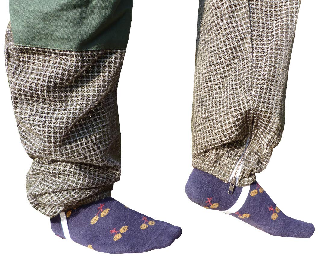 AGS Dreilagiger ultra-belüfteter grüner Imkeranzug, professioneller Bienenanzug, Imkeranzug, Imkeranzug, 4XL