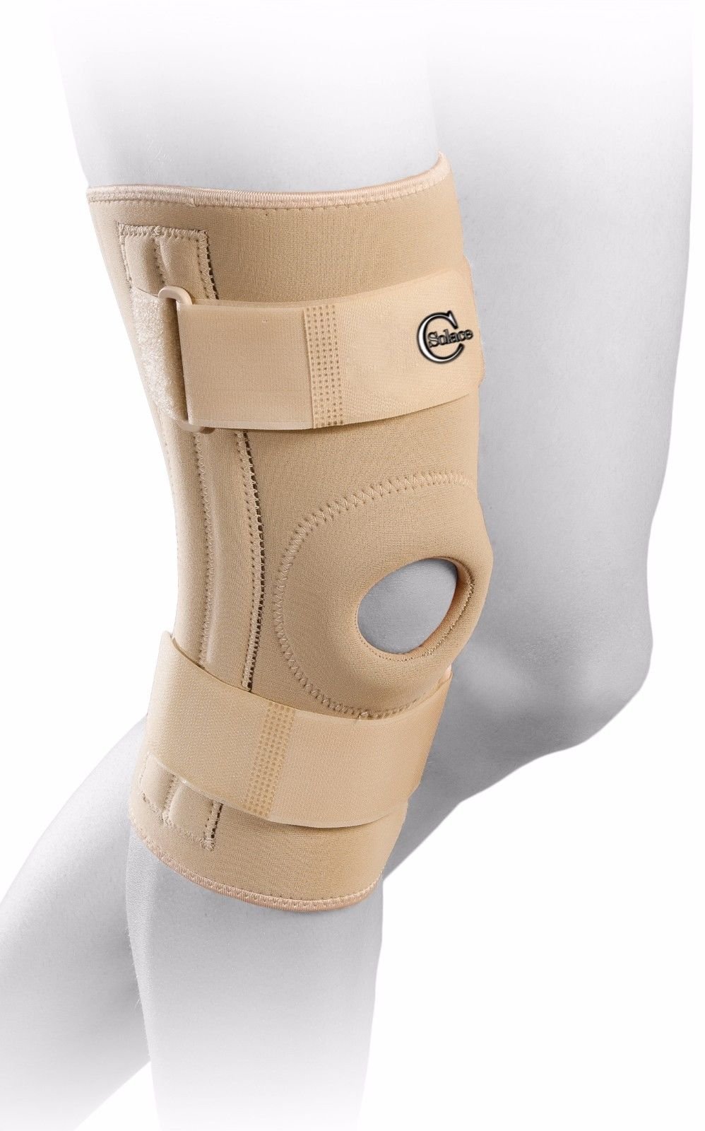 1 paire en néoprène Attelle rotulienne | support de genou | pour cartilage ligament Collatéral genou Ménisque ACL blessures Sports Ski Snowboard | amélioration de la stabilité