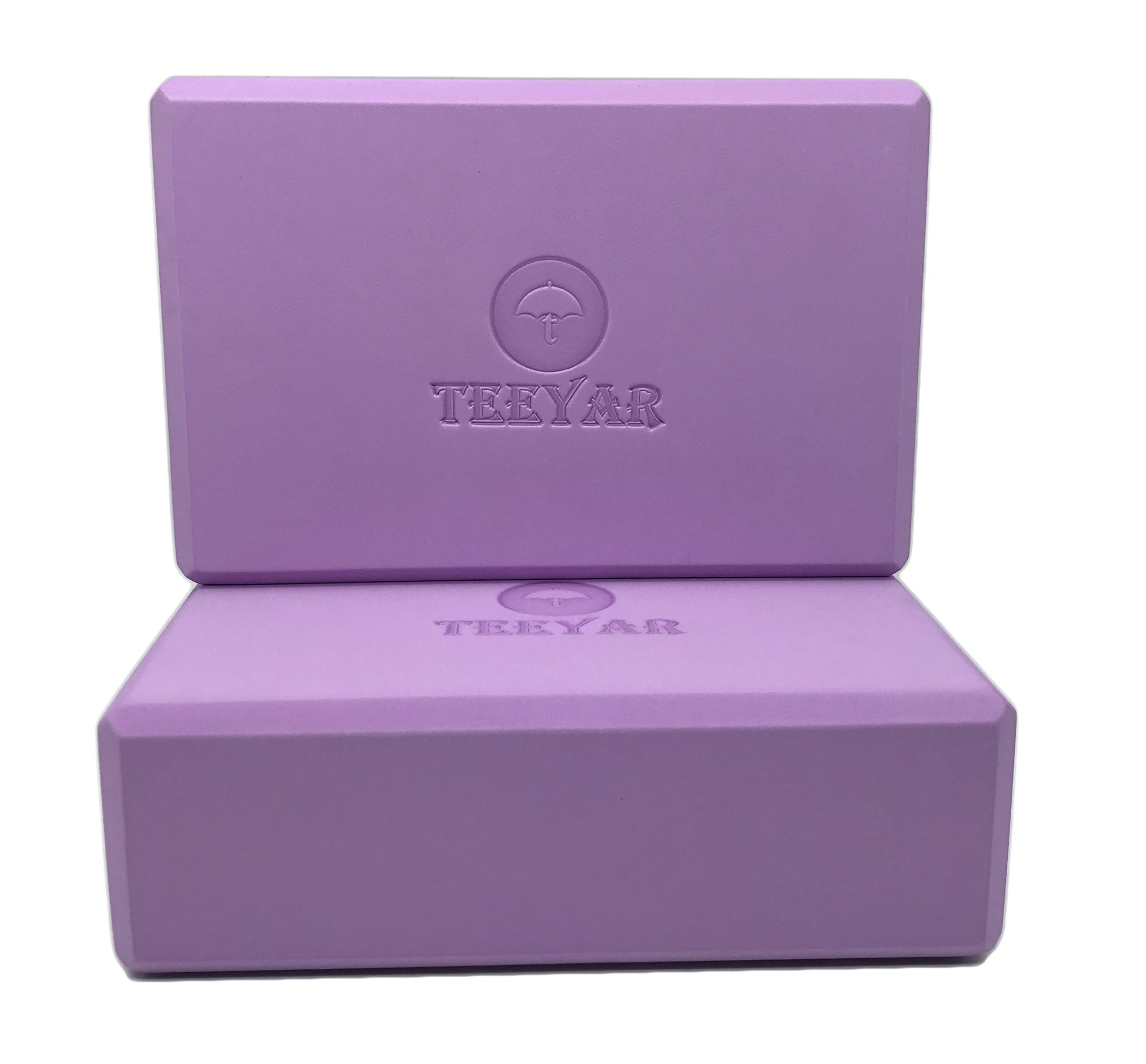 TEEYAR ヨガブロック 2個セット 無臭の高級素材 高密度/硬い 2サイズ…