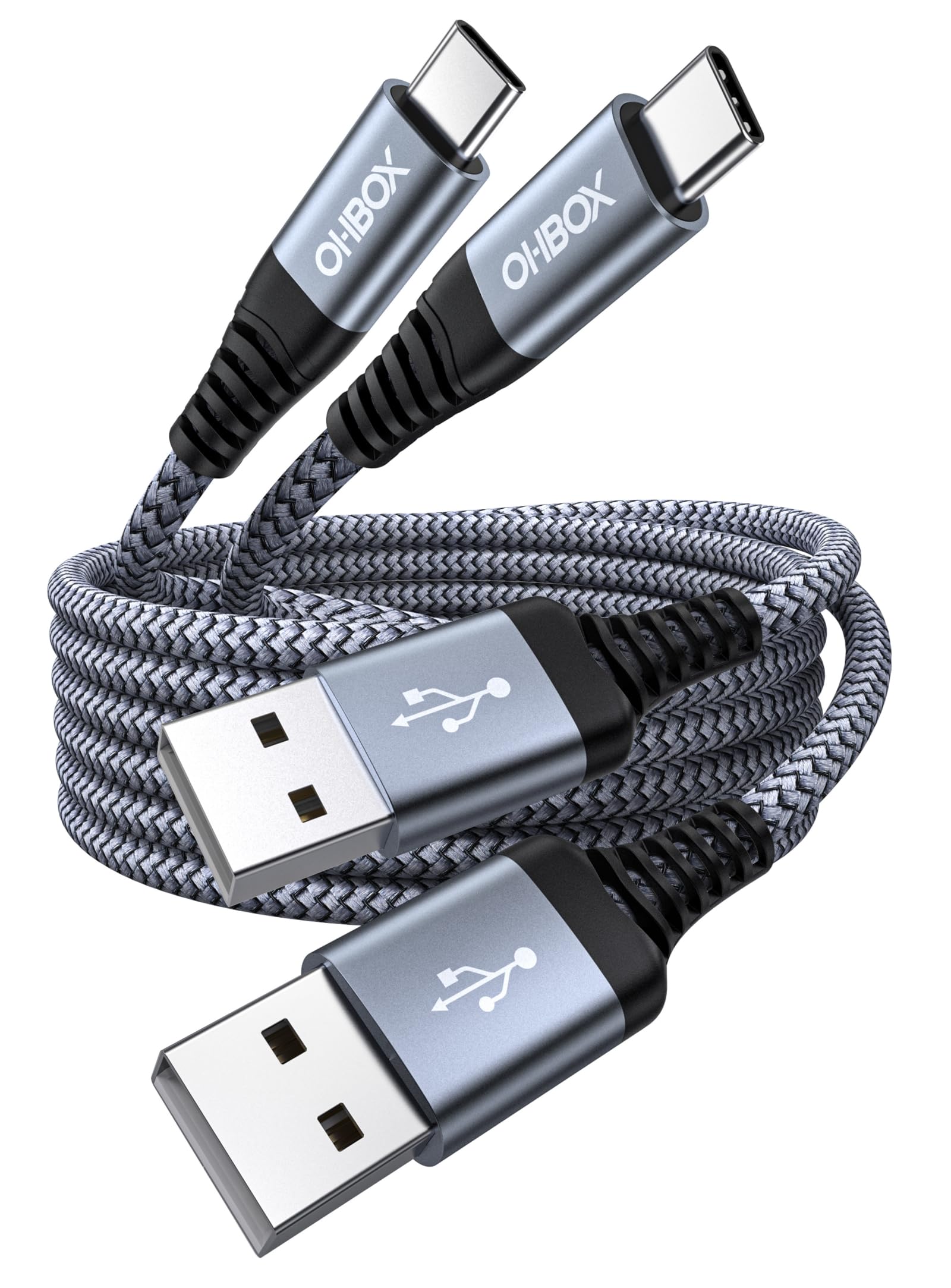 USB to USB C Cable 60W Fast Charging 2 Pack 6FT USB A to USB C Cable for