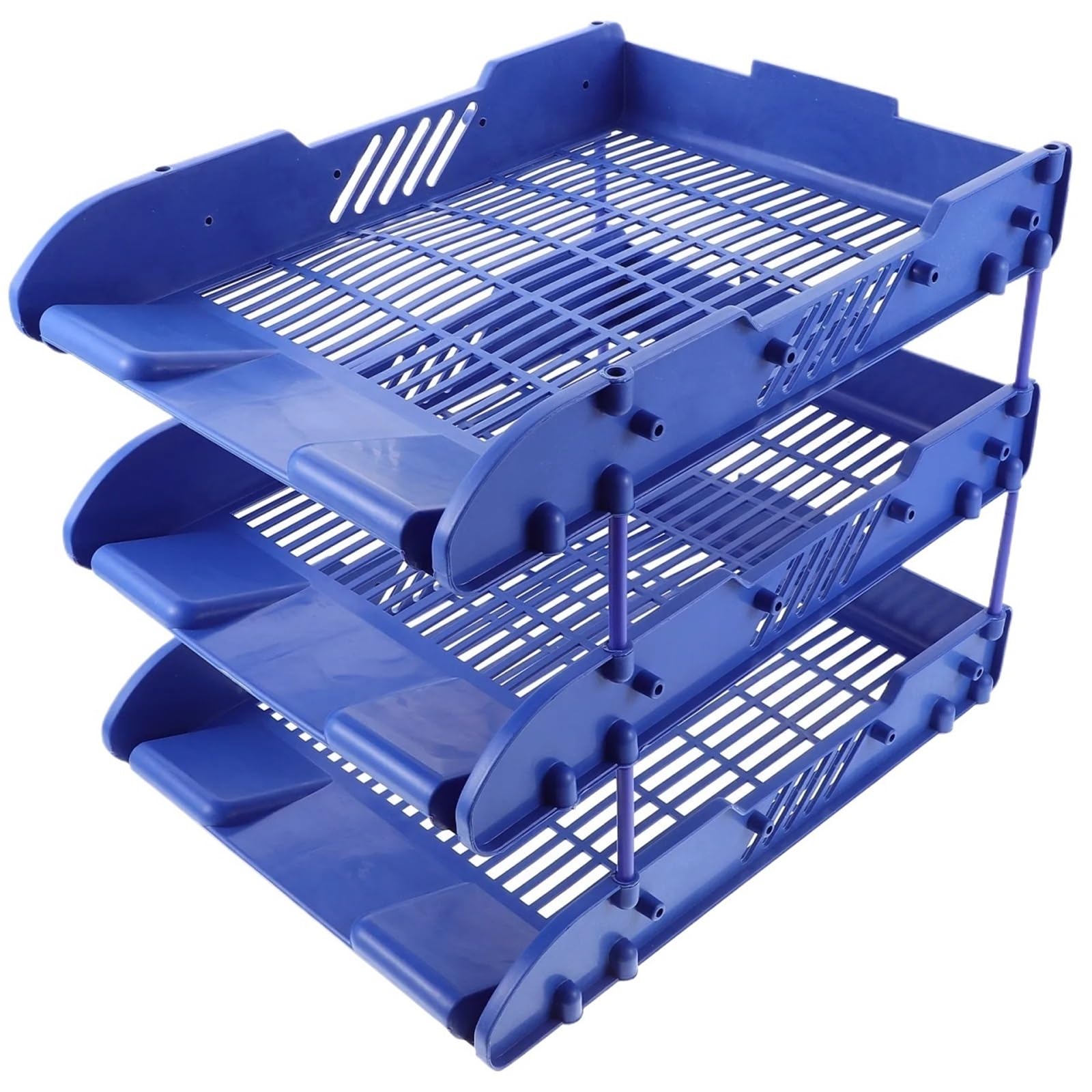 Briefablage Desktop File Organizer 3-stufiges Papierfach for Den Schreibtisch