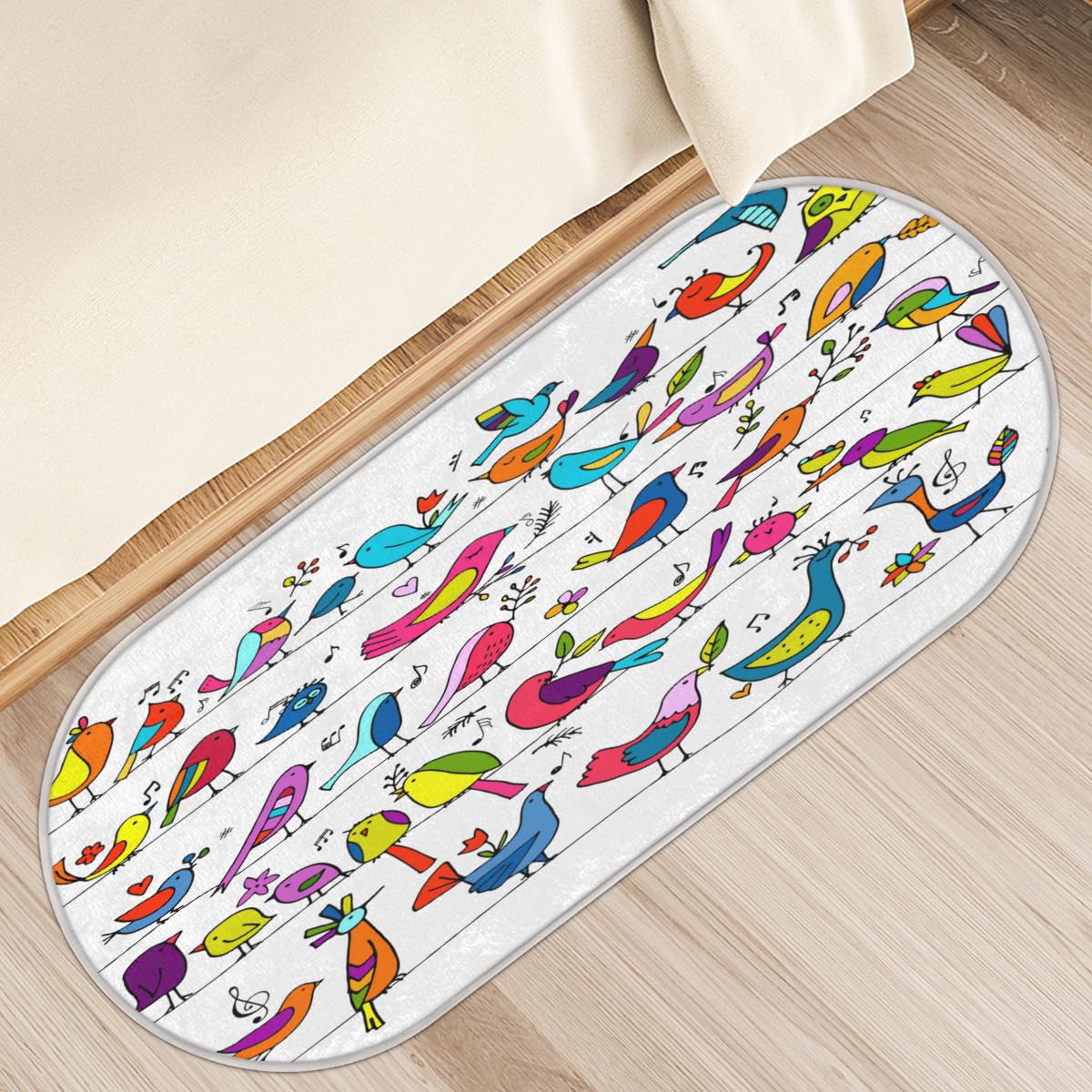 Tapis de sol antidérapant de cuisine et descente de lit douce 50x120