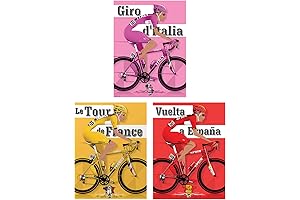Tour De France Giro D&#x27;Italia Vuelta a España Cycling Grand Tour Bicycle Race Poster