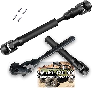 2pcs RC Drive Shaft 97-137mm for 1/10 SCX10ï¼ŒSCX10-II RTR,ï¼ˆ97-137mmï¼‰