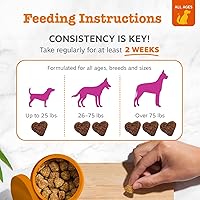 Vista 4 de Zesty Paws Aceite de Pescado Omega 3 para Perros - Vitaminas y Suplementos para Perros Zesty Paws para Cadera, Articulaciones y Piel, Tocino