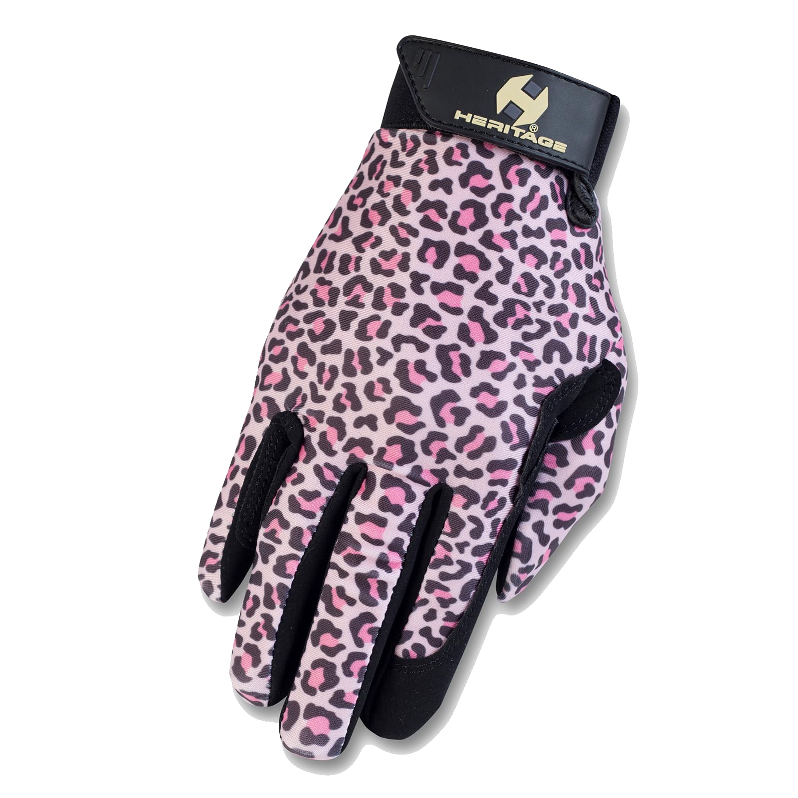 Heritage Performance Gloves, Size 4, Pink Leopard