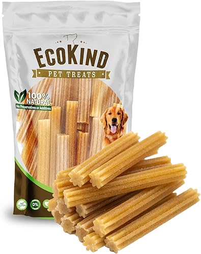 EcoKind Pet Treats Churro masticables prémium con sabor a tocino dorado Todos los masticables naturales de queso de yak del Himalaya para perros