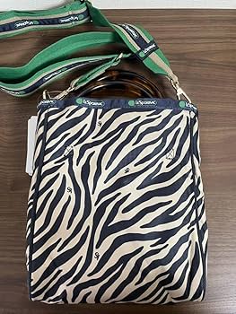 LeSportsac ゼブラ柄 ミニボストンバッグ 極美品】LeSportsac アトリエ ゼブラ柄 ミニボストンバッグ
