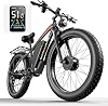 Patrocinado Patrocinado Estás viendo este anuncio según la relevancia del producto con tu búsqueda. Deja comentarios sobre el anuncio Bicicletas eléctricas para adultos, pico de 51 MPH, motor dual de 6000W, llantas gruesas, 52V 36AH, la más rápida, 26" para desplazamientos, 130 millas, frenos de disco hidráulicos, 7 velocidades, suspensión delantera 1