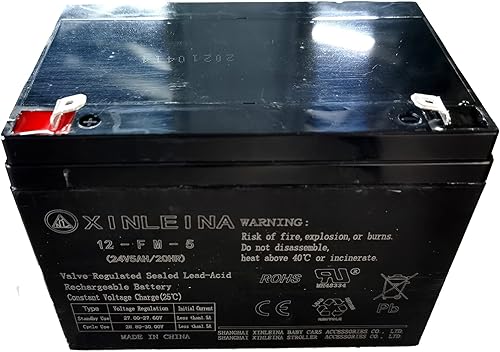 Batería de plomo-ácido, accesorios de coche eléctrico para niños con válvula regulada de plomo-ácido, batería recargable para niños, batería de