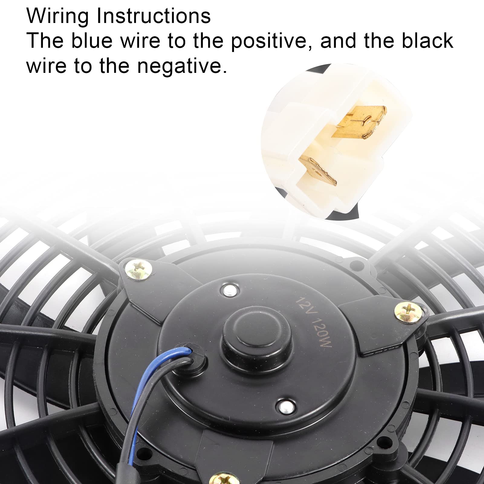 Ventilador de Radiador 16 Pulgadas Eléctrico para Coche