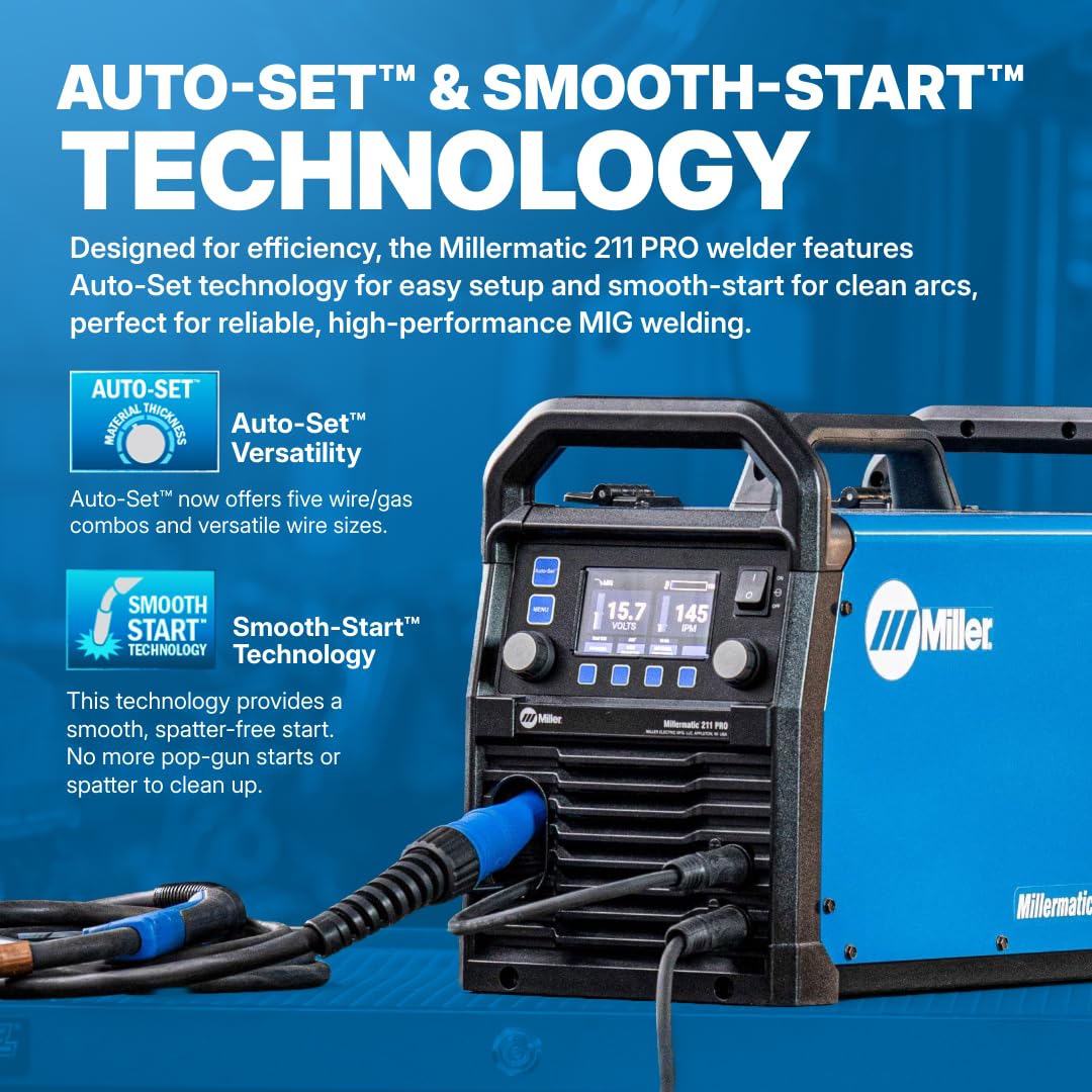 Amazon | Millermatic 211 PRO MIG溶接機 - デュアル電圧ポータブル