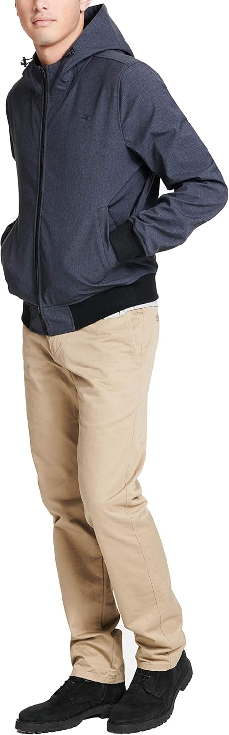 Dockers Men's Chase Performance Soft Shell Hooded Bomber Jacket (Standard & Big-tall Sizes)