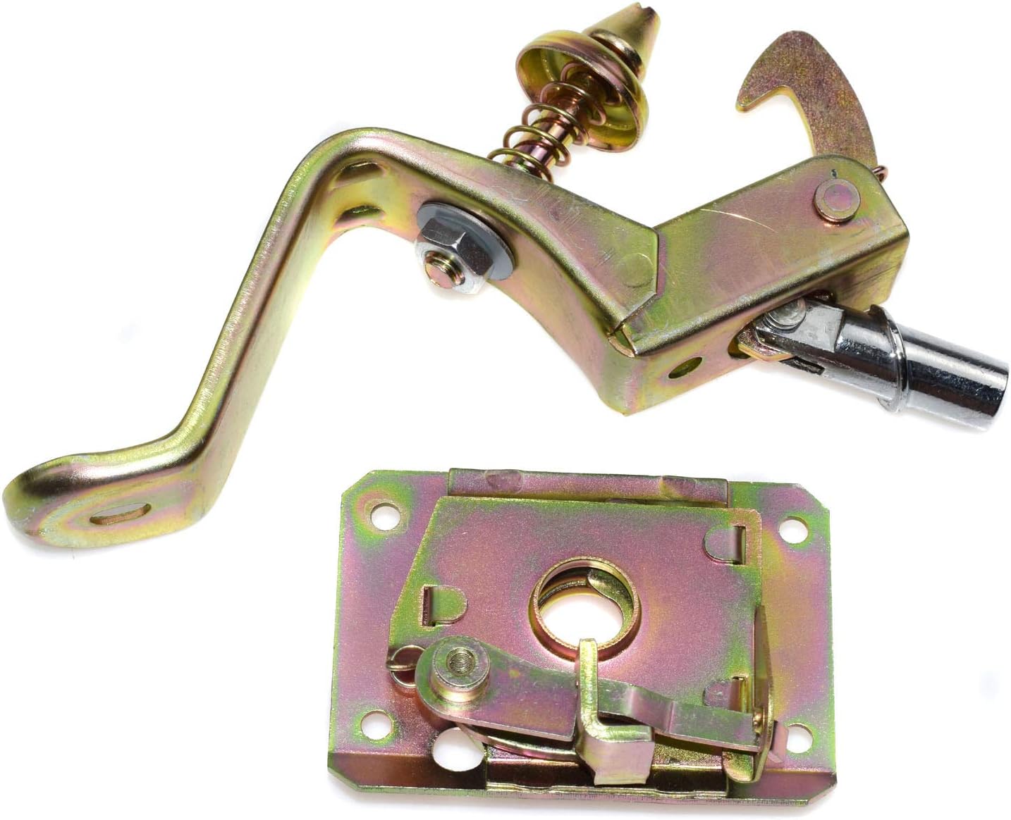 New 2Pcs Hood Lock Latch Kit For VW Beetle Super Beetle 1.6L 152823509B 111823507F