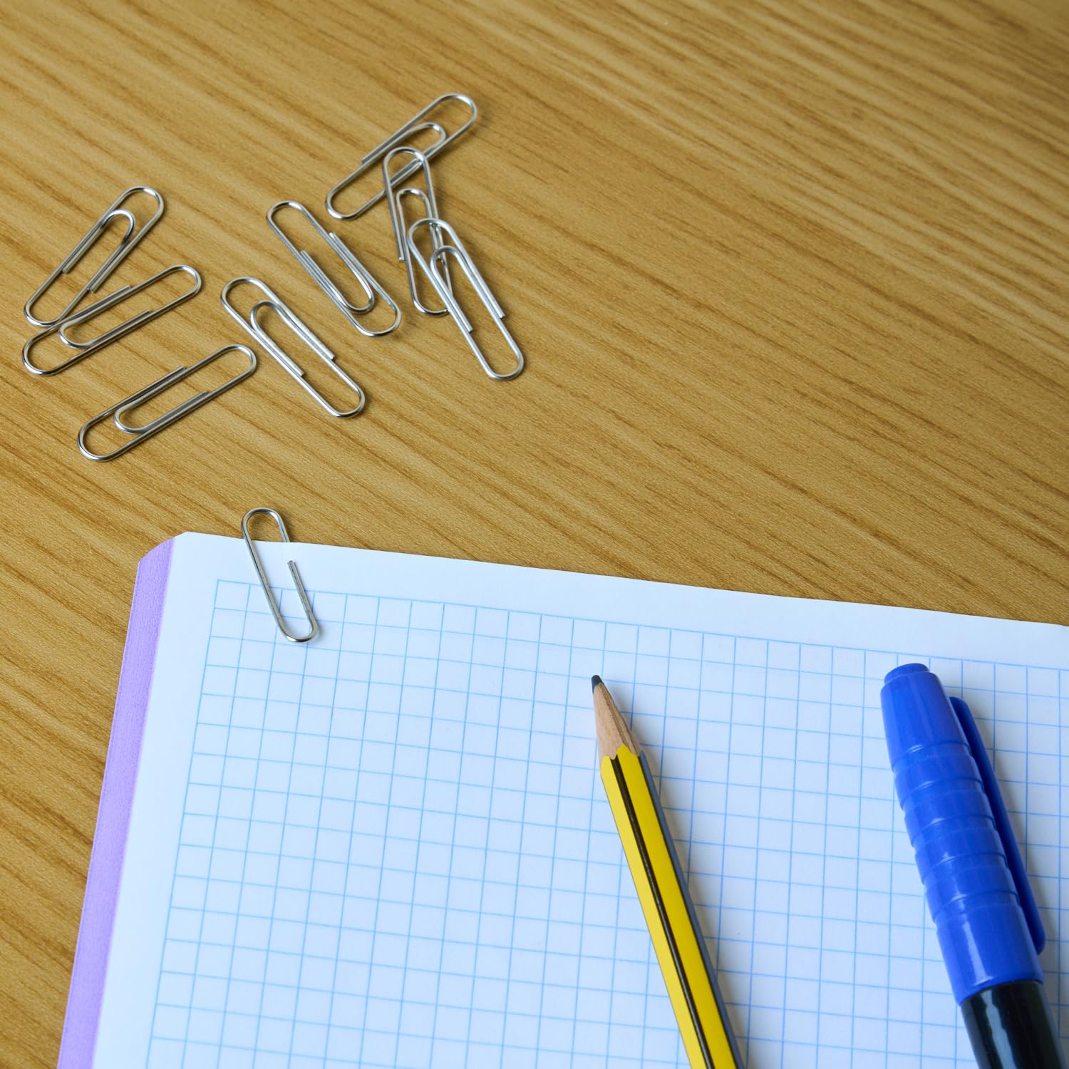 Dohe - Nickel-Plated Paper Clips (1000 pcs.) - No. 2, 32 mm - Office Supplies, silver - Image 4