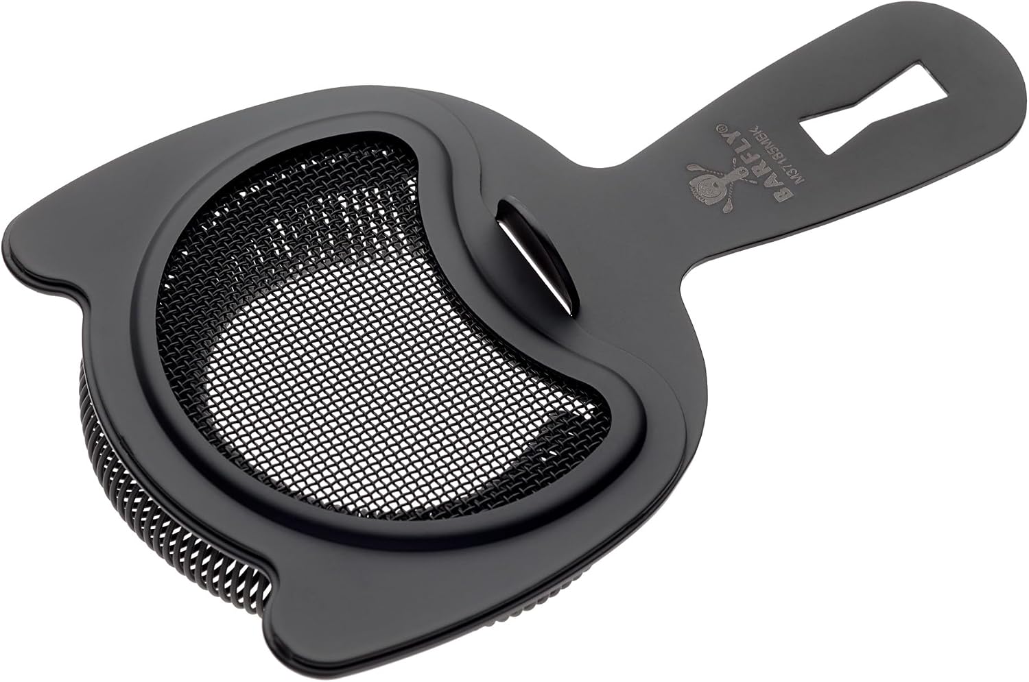 Barfly Fine Mesh Spring Strainer, Matte Black