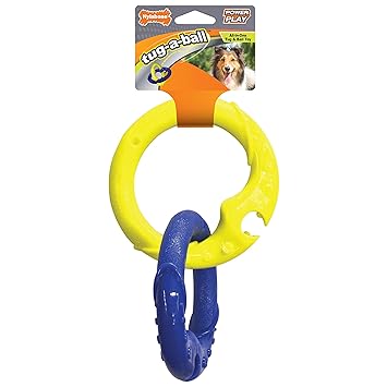 Nylabone Power Play Tug-a-Ball 2-in-1 Ball and Tug Toy for Dogs Tug-a-Ball Large (1 Count)