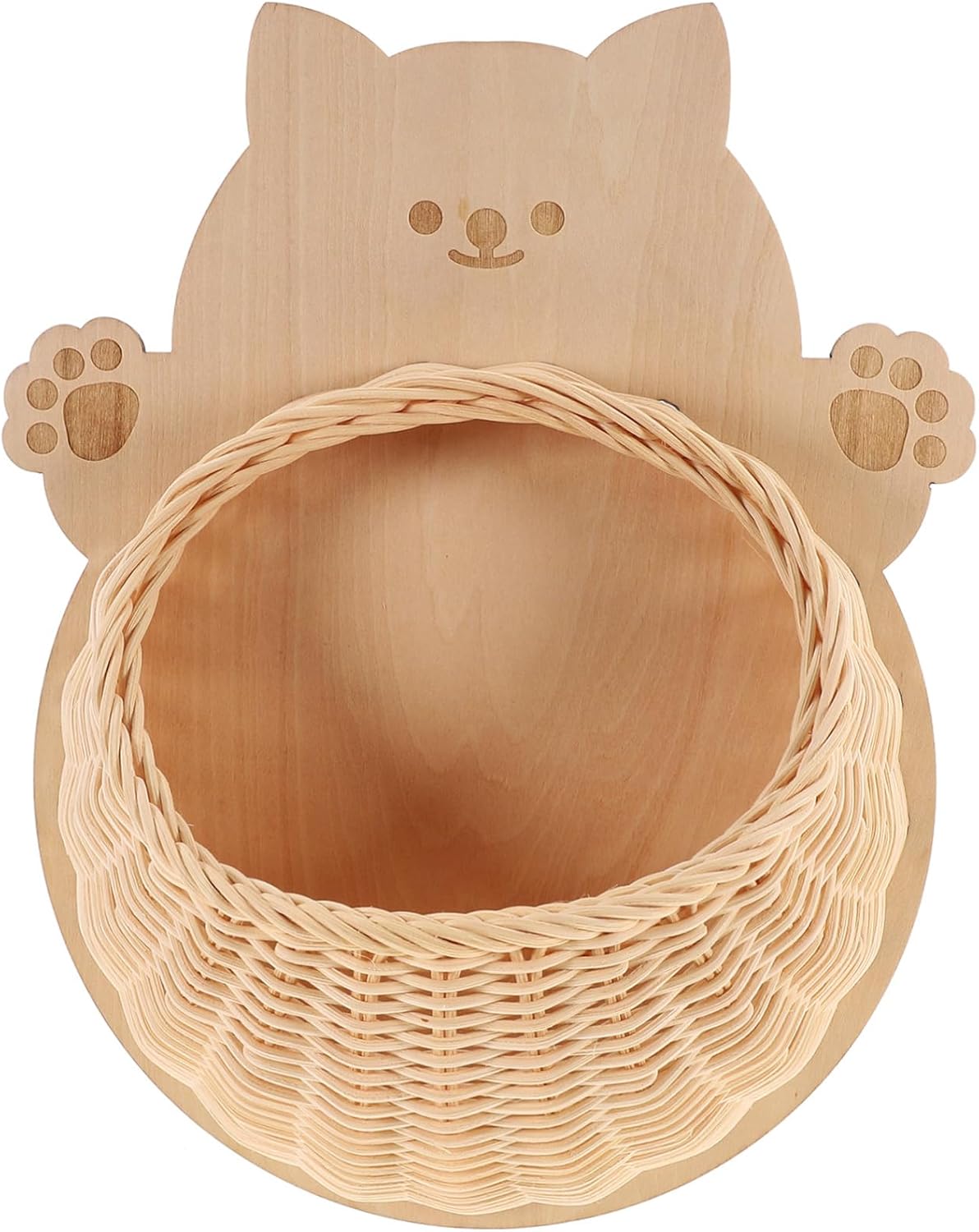 Fruit Basket Hanging Rattan Wall Fruit Baskets for Kitchen Vegetable Holder