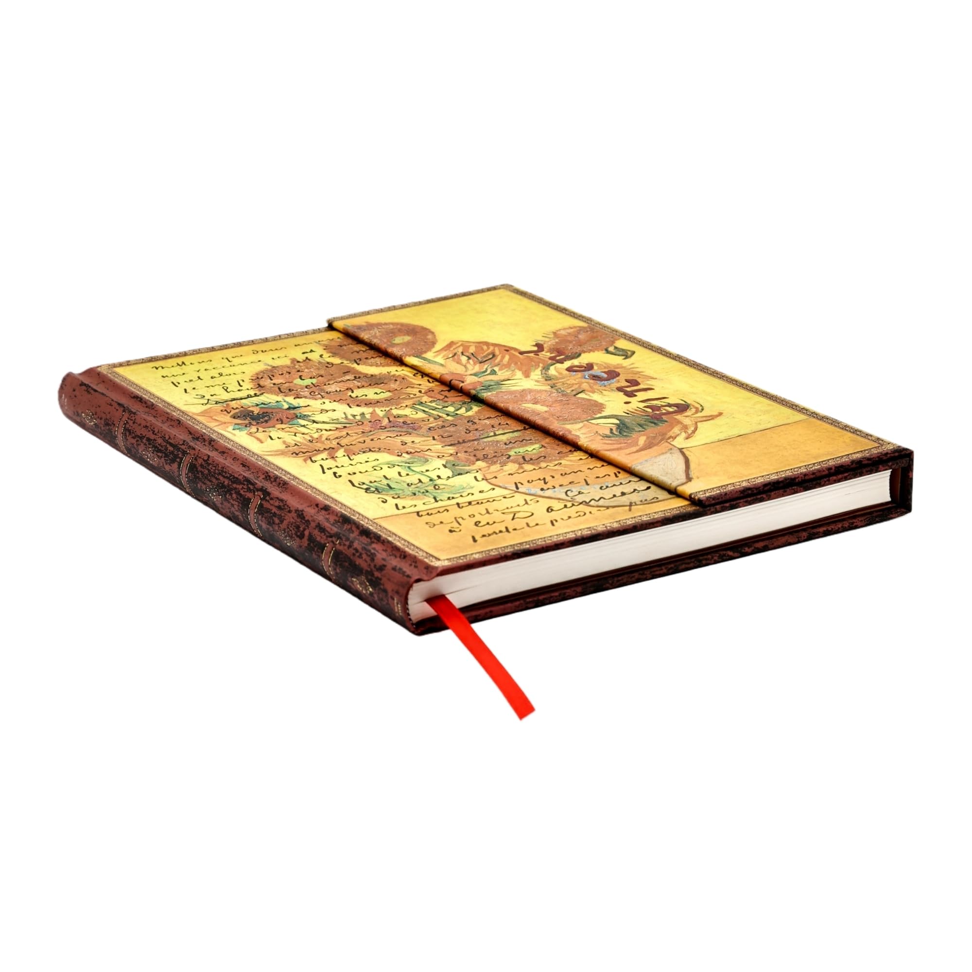 Carnet rigide Paperblanks Van Gogh, Tournesols Ultra Ligné 144p.