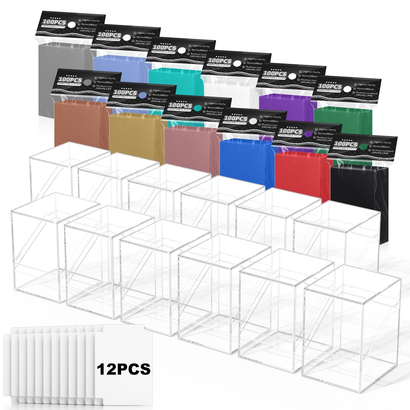 Amazon.com: YSCare Deck Cases, 12 Pack Acrylic Commander Deck