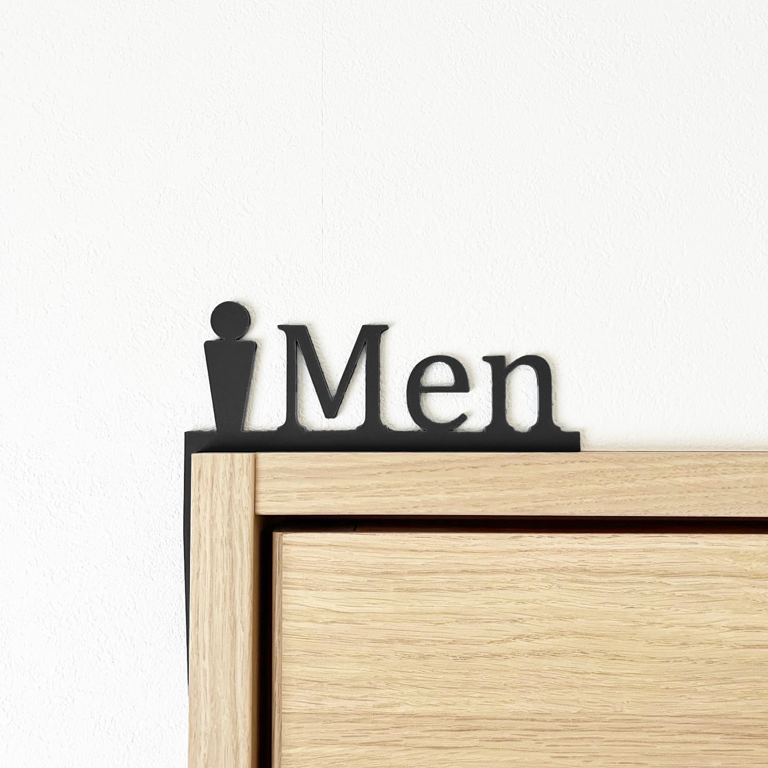 Amazon | ドアコーナーデコ Men 男 トイレ ドア プレート サイン